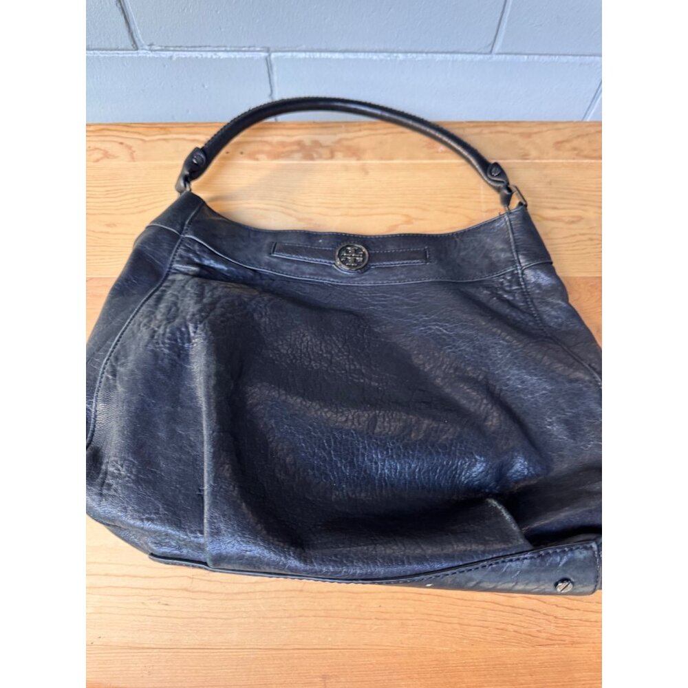 Tory Burch Bag hobo Shoulder bag Leather Black - Picture 12 of 15